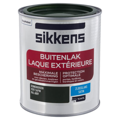 Sikkens - Sikkens Buitenlak - Zijdeglans - Ral 6009 - 0.75L
