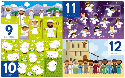 Bible 123 - Lift the Flap Activity Kids Books - Childrens Books, Toddler Books