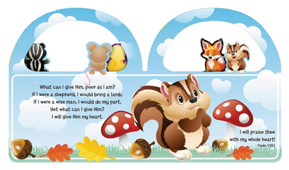 Carry Along Bedtime Prayers (Board Book) — First Prayer Book for Toddlers with Handle, Christian Faith-Based Bedtime Blessings