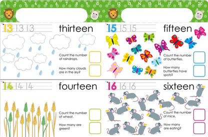 Bible Numbers - Write & Wipe Activity Kids Books - Childrens Books, Toddler Books