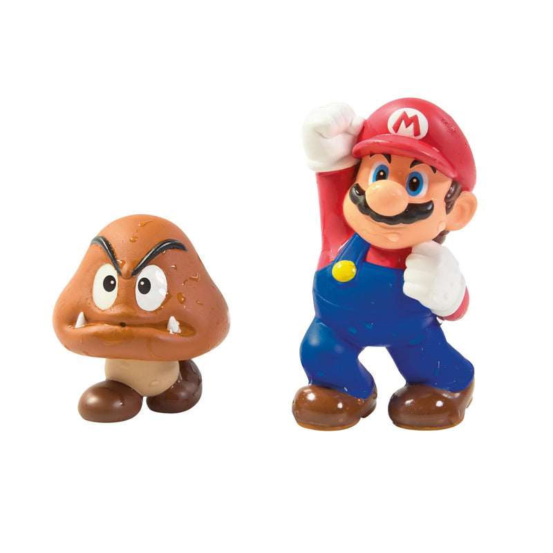 Super Mario Wasserspritzfiguren – Mario + Goomba