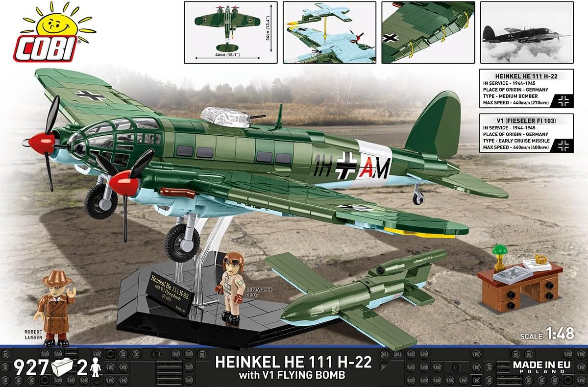 HEINKEL He 111 H-22 with V1 (Fieseler Fi 103) Scale 1:48
