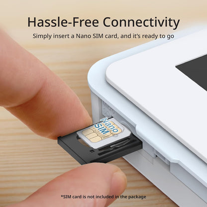 D-Link F530 5G NR AX3000 Wi-Fi 6 Mobile Hotspot, Portable 5G Router, Up to 7.01 Gbps, 2.4" Touchscreen, Connect 32 Devices, 5260 mAh Battery, USB-C PD, microSD File Sharing, SIM Slot, Travel Router