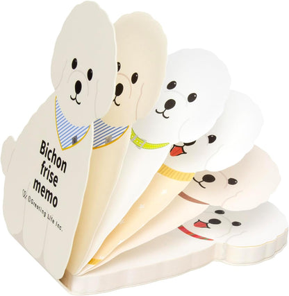 Greeting Life Animal Die-Cut Note, Bichon Frise ETN-220