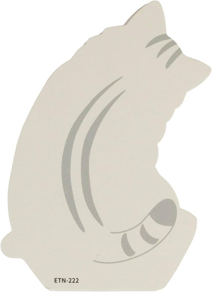 Greeting Life Animal Die-Cut Memo Relax Cat ETN-222