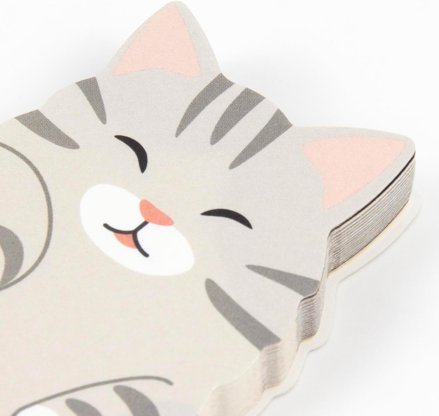 Greeting Life Animal Die-Cut Memo Relax Cat ETN-222