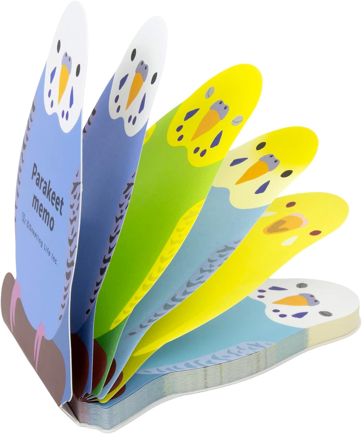 Greeting Life Animal Die-Cut Note, Parrot ETN-223