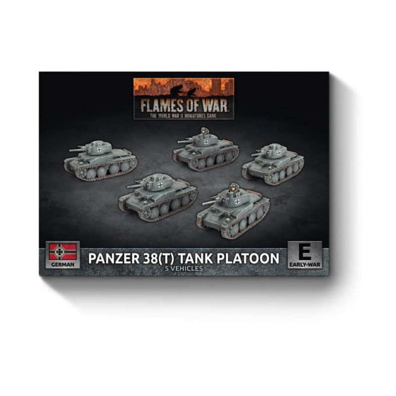 Flames of War: GBX200 Panzer 38(t) Platoon (x5 Plastic