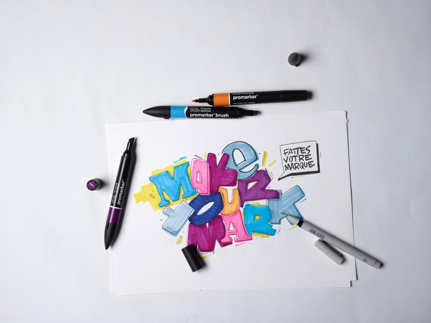 Winsor & Newton - Promarker Set, Modern Lettering 25Pcs+Walle (839997)