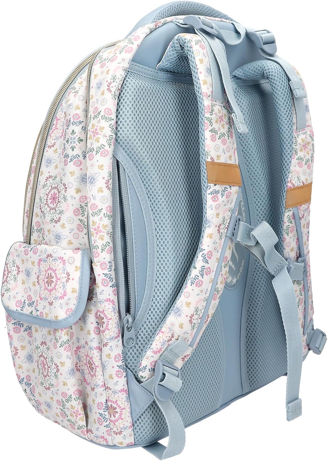 Topmodel - School Backpack Festival Fun - Cream, Gold, Light Blue