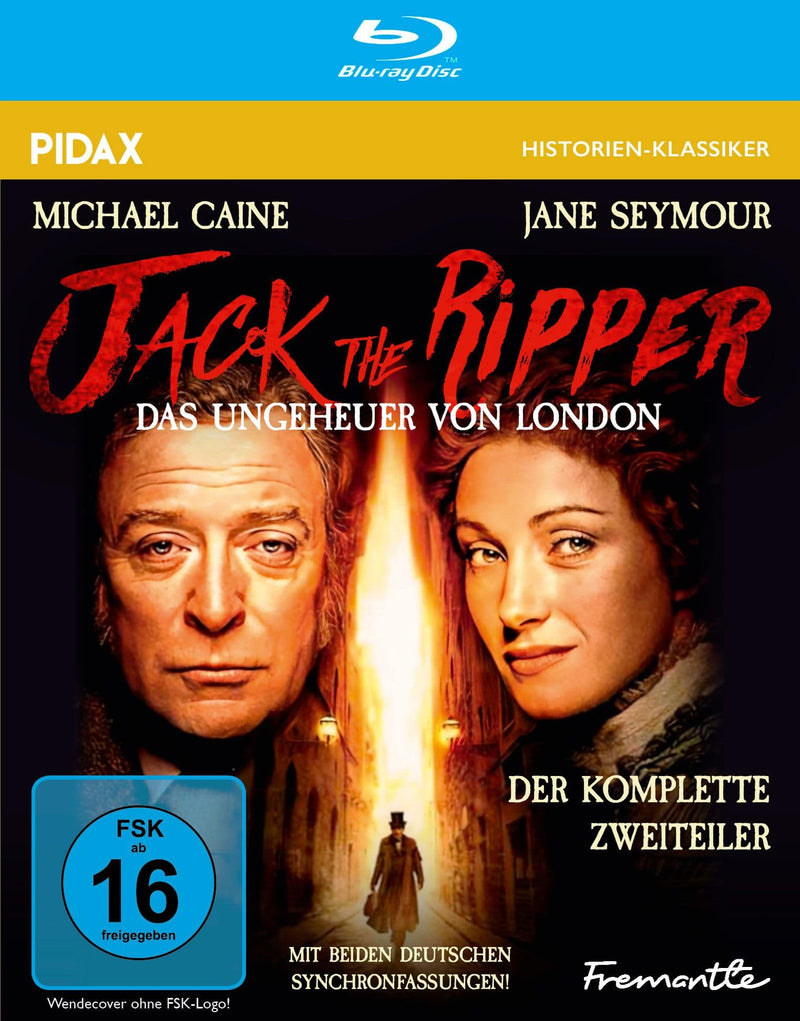 Jack the Ripper - Das Ungeheuer von London / Der komplette Zweiteiler mit Michael Caine und beiden deutschen Synchronfassungen (Pidax Historien-Klassiker