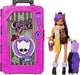 Monster High Monstrueux Secrets Coffret Clawdeen Wolf avec poupée et accessoires, destination : Chalet squelettastique, avec une valise et plus de 19 surprises (vêtements inclus), JMG65