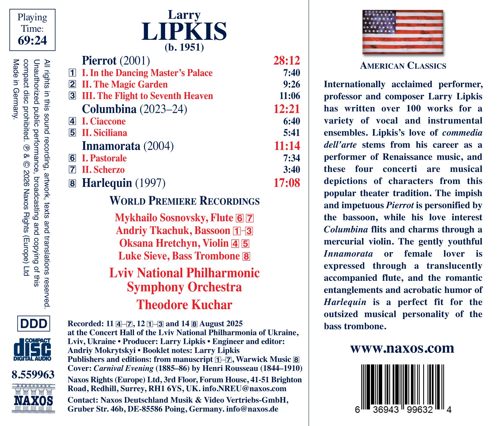 Larry Lipkis: Pierrot and Friends