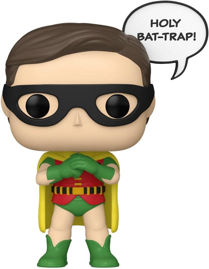 Funko Pop! Sayings: Batman - 1966 - Robin - Figurine en Vinyle de Collection - Idée Cadeau - Produit Officiel - Jouets pour Enfants et Adultes - Figurine modèle pour collectionneurs et Exposition