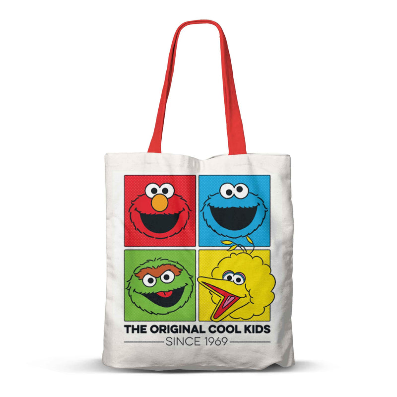 KARACTERMANIA Unisex Barrio Sésamo Bolsa Fan Shopping 33 x 40 cm (1er Pack)
