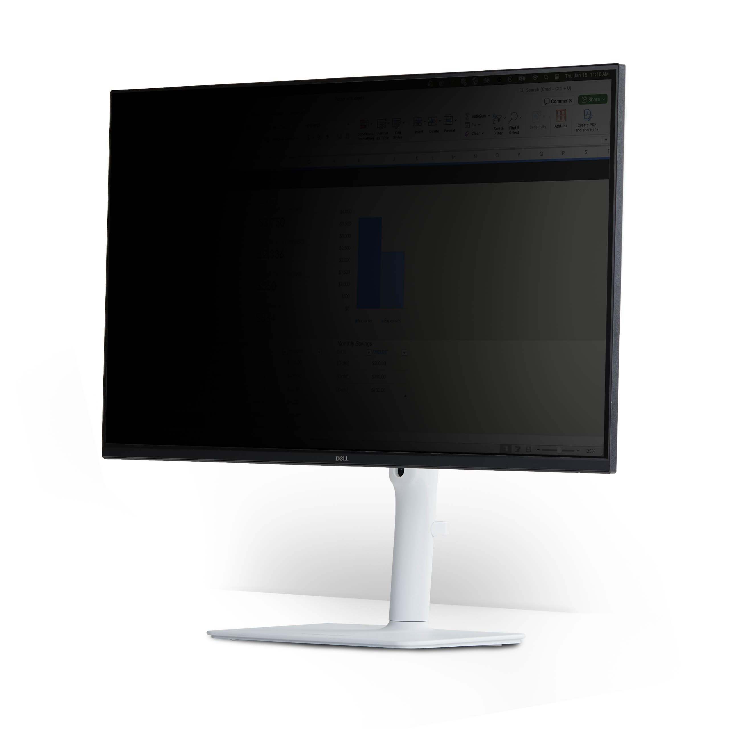 StarTech Filtro Privacy Magnetico per Monitor 23" 16:9 Widescreen, Rimovibile, Anti-Riflesso/Lucido, Riduzione Luce Blu, TAA