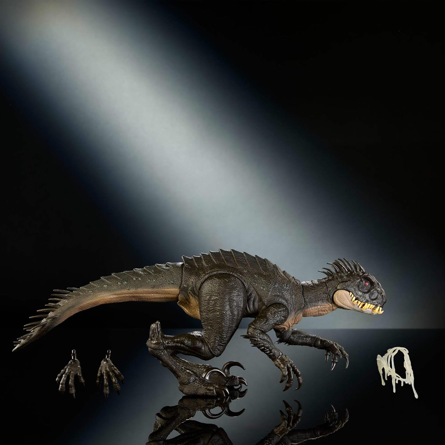 Mattel Jurassic World Hammond Collection Scorpios Rex Articulated Action Figure Large Size, Deluxe Detail, Swappable Jaw & Claws, JKG97
