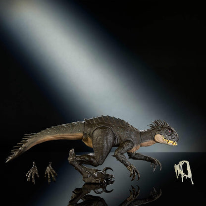 Mattel Jurassic World Hammond Collection Scorpios Rex Articulated Action Figure Large Size, Deluxe Detail, Swappable Jaw & Claws, JKG97