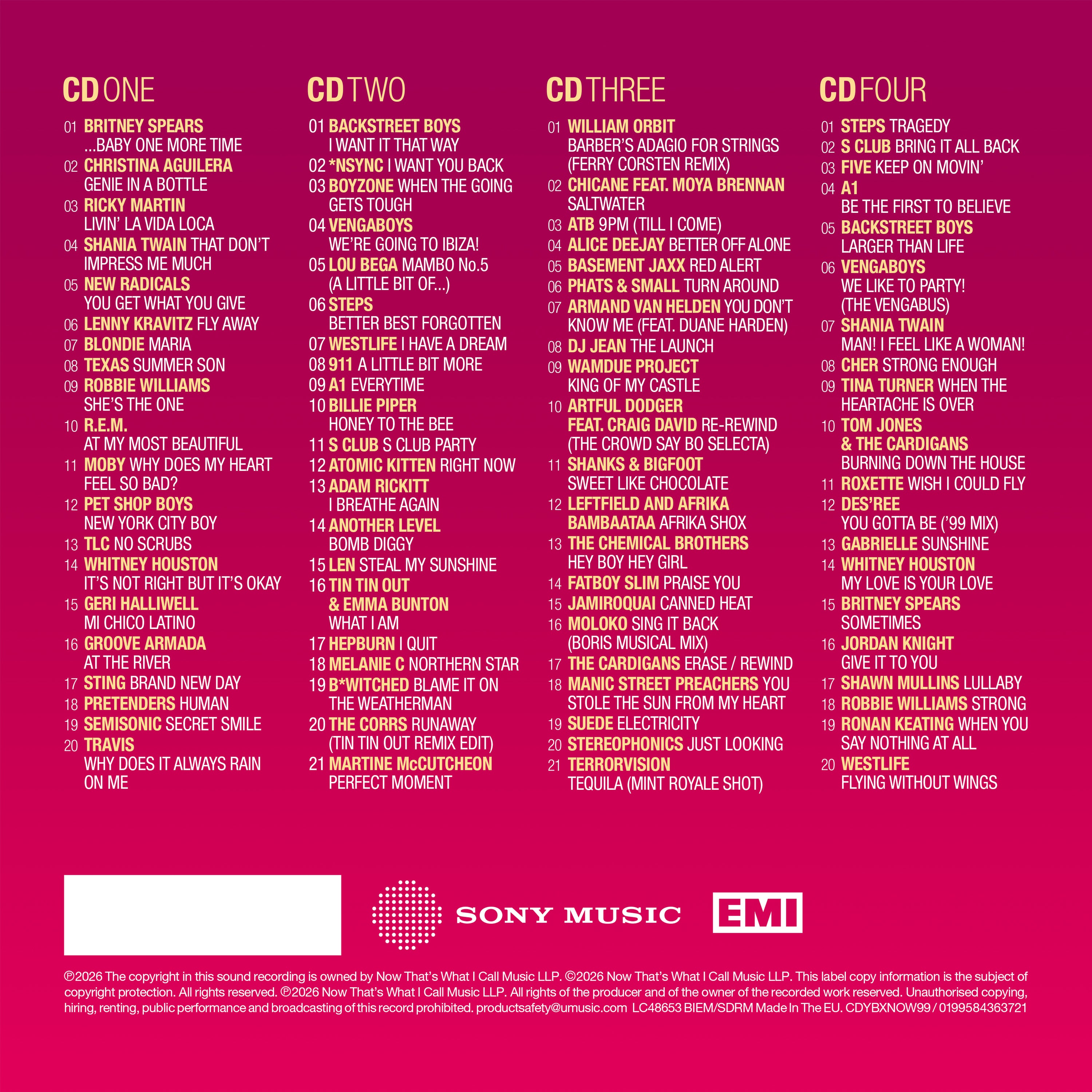 NOW Yearbook 1999 (Deluxe Edition)