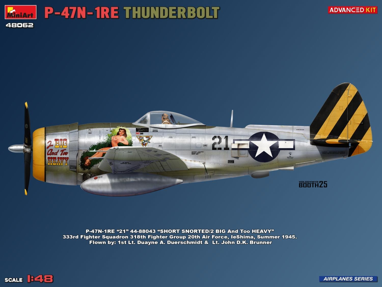Miniart 1:48 - P-47N-1RE Thunderbolt, Advanced Kit