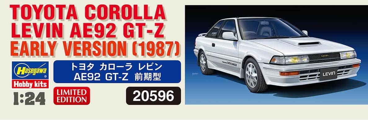 Hasegawa - 1/24 Toyota Corolla Levin Ae92 Gt-z, Fruh