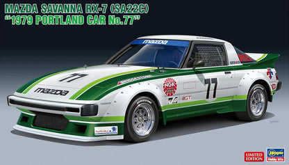 Hasegawa - 1/24 Mazda Savanna Rx7, 1979 Portland Car No. 77