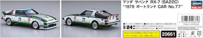 Hasegawa - 1/24 Mazda Savanna Rx7, 1979 Portland Car No. 77
