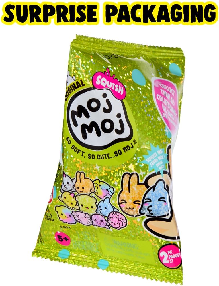 The Original Moj Moj Squish Series 1 - Figura Coleccionable, Embalaje Ciego, Paquete de 2 Squishies, Juguete Sensorial, Relleno para Cestas de Pascua, Regalo de Fiesta para Niños Mayores de 5 años