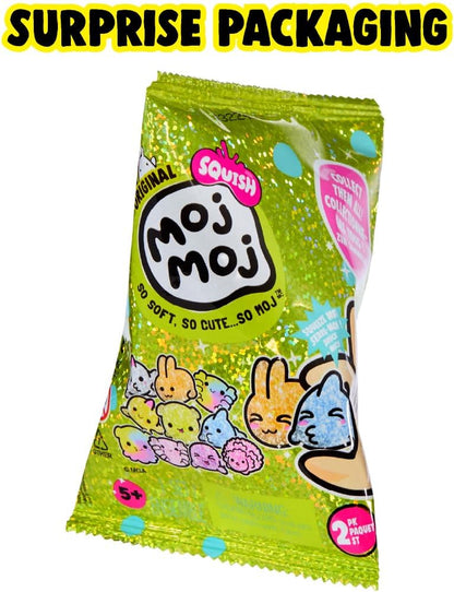 The Original Moj Moj Squish Series 1 - Figura Coleccionable, Embalaje Ciego, Paquete de 2 Squishies, Juguete Sensorial, Relleno para Cestas de Pascua, Regalo de Fiesta para Niños Mayores de 5 años
