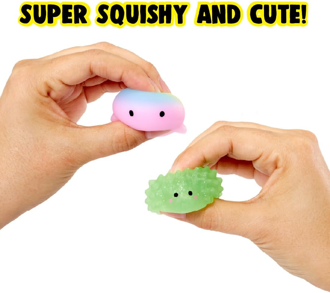 The Original Moj Moj Squish Series 1 - Figura Coleccionable, Embalaje Ciego, Paquete de 2 Squishies, Juguete Sensorial, Relleno para Cestas de Pascua, Regalo de Fiesta para Niños Mayores de 5 años