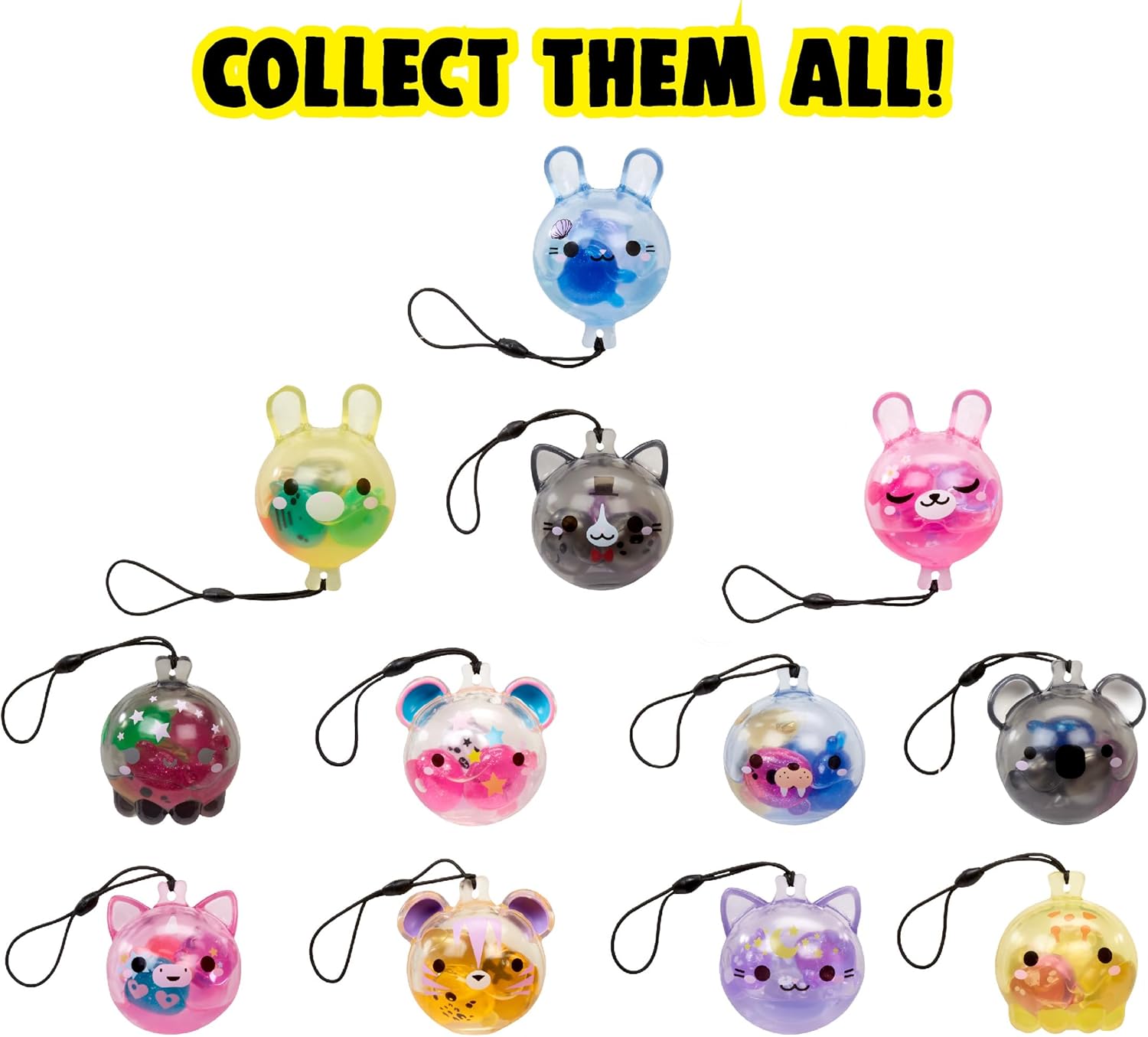 The Original Moj Moj Bubbles Series 1 - Figura Coleccionable, Embalaje Ciego, Juguete Sensorial, Relleno para Cestas de Pascua, Regalos de Fiesta para Niños Mayores de 5 Años