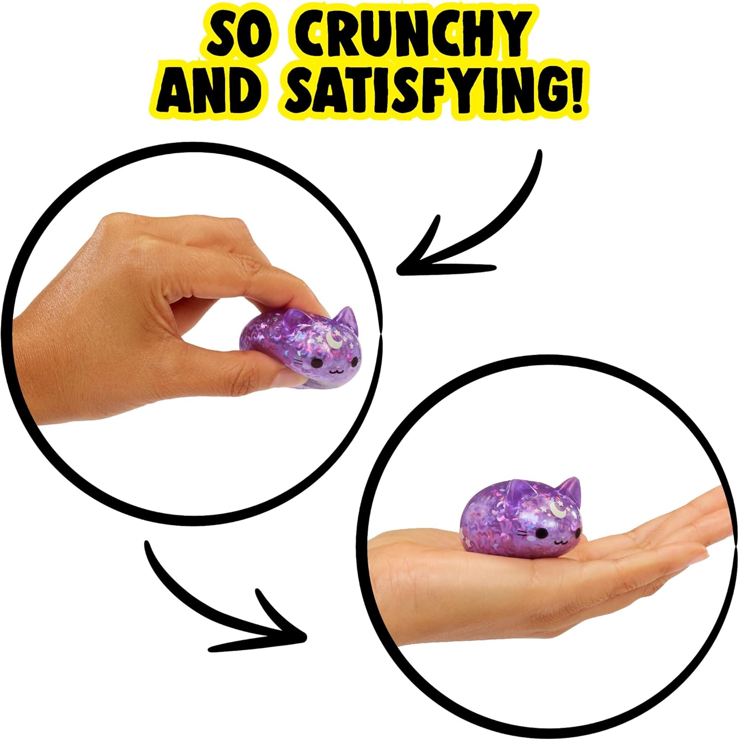 The Original Moj Moj Crunch Series 1 - Figura Coleccionable, Embalaje Ciego, Juguete Sensorial, Relleno para Cestas de Pascua, Regalos de Fiesta para Niños Mayores de 5 Años