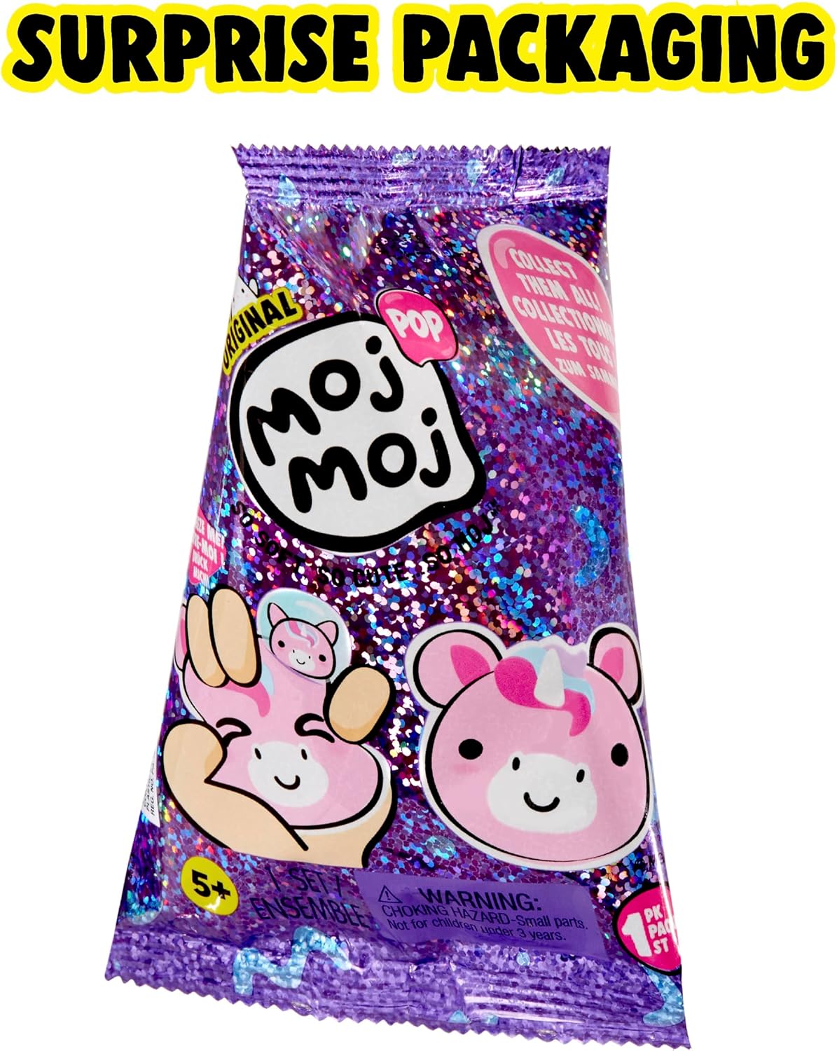 Moj Moj The Original Pop Series 1 - Figura Coleccionable, Embalaje Ciego, Juguete Sensorial, Relleno para Cestas de Pascua, Regalo de Fiesta para Niños Mayores de 5 años (Paquete de 2)