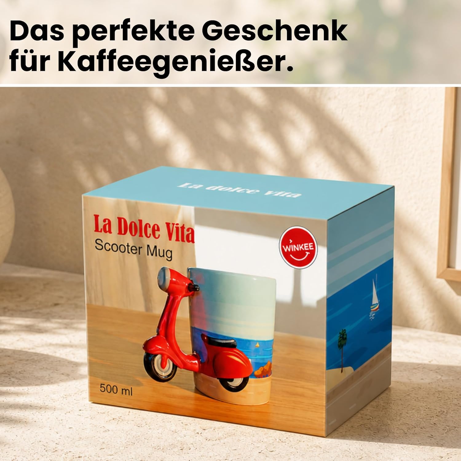 Winkee - La Dolce Vita Scooter Mug - Mug