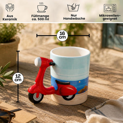 Winkee - La Dolce Vita Scooter Mug - Mug