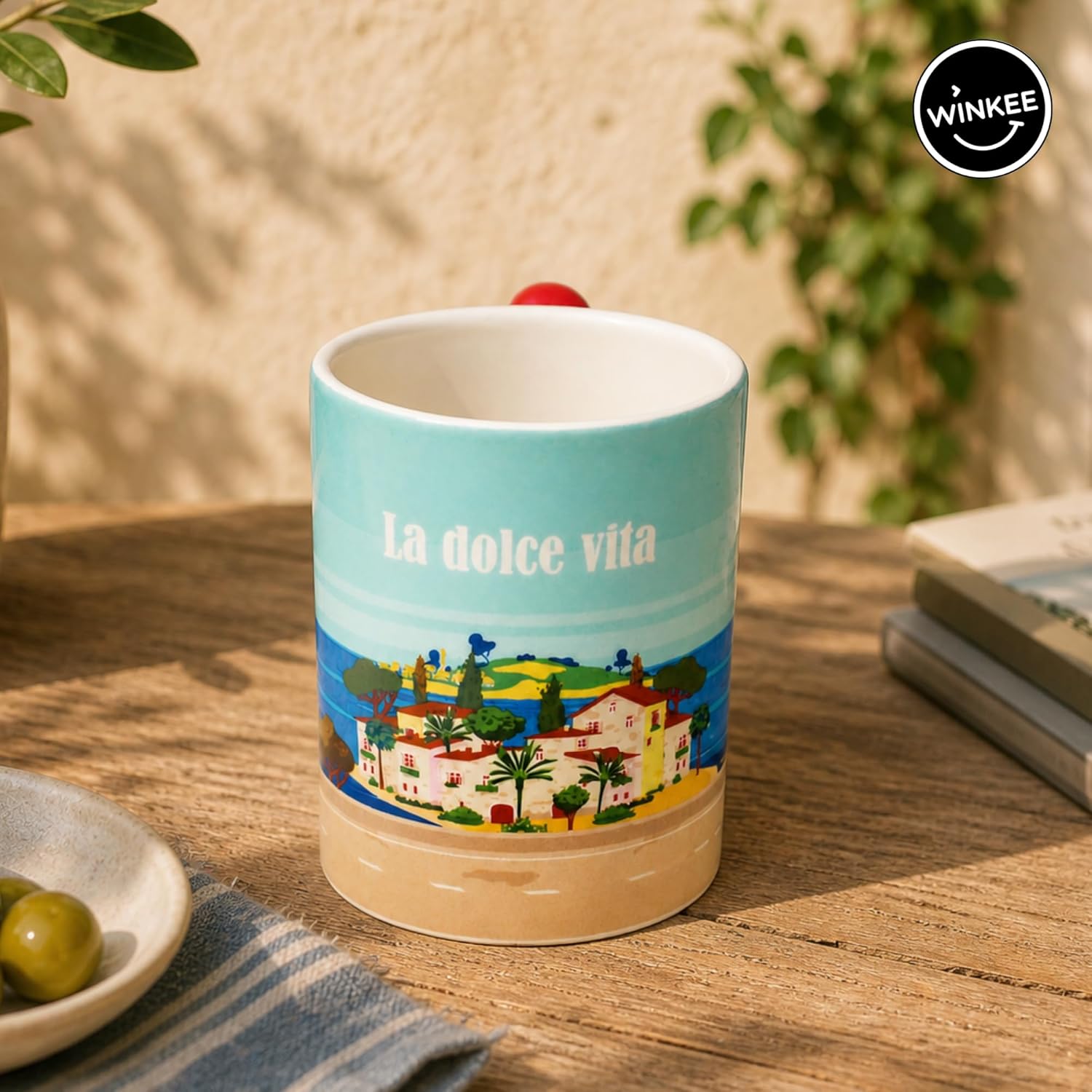 Winkee - La Dolce Vita Scooter Mug - Mug