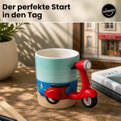 Winkee - La Dolce Vita Scooter Mug - Mug