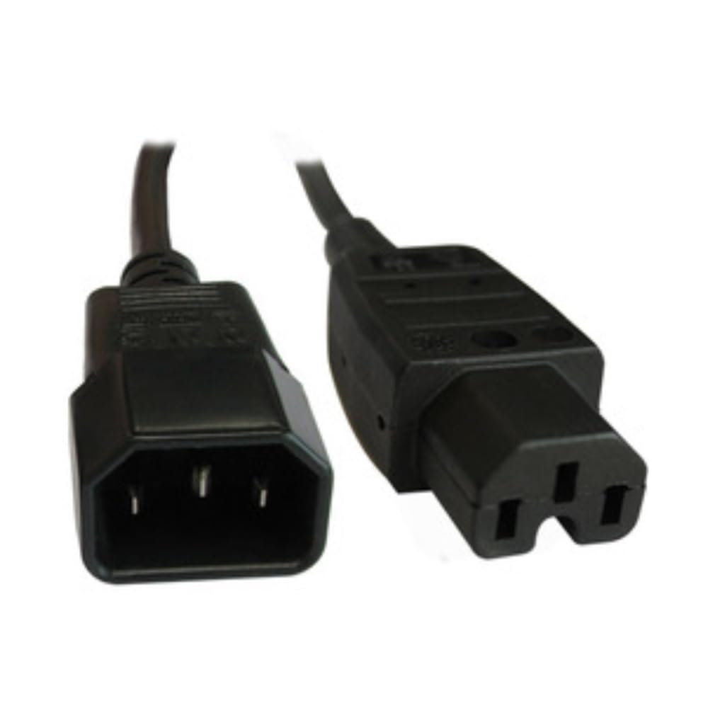 CAB-C14M-C15F-5M power cable Black C14 coupler C15 coupler - Power Cables (5 m, Male/Female, C14 coupler, C15 coupler, Black
