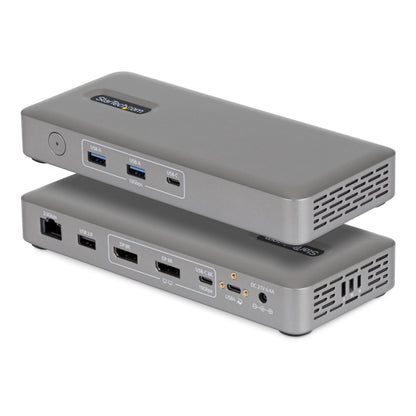 StarTech USB4 Docking Station, Driverless Dual 4K for macOS and Windows, Universal USB-C Dock with 100W Laptop Charging and 2.5GbE (208UE-USB4-DOCK
