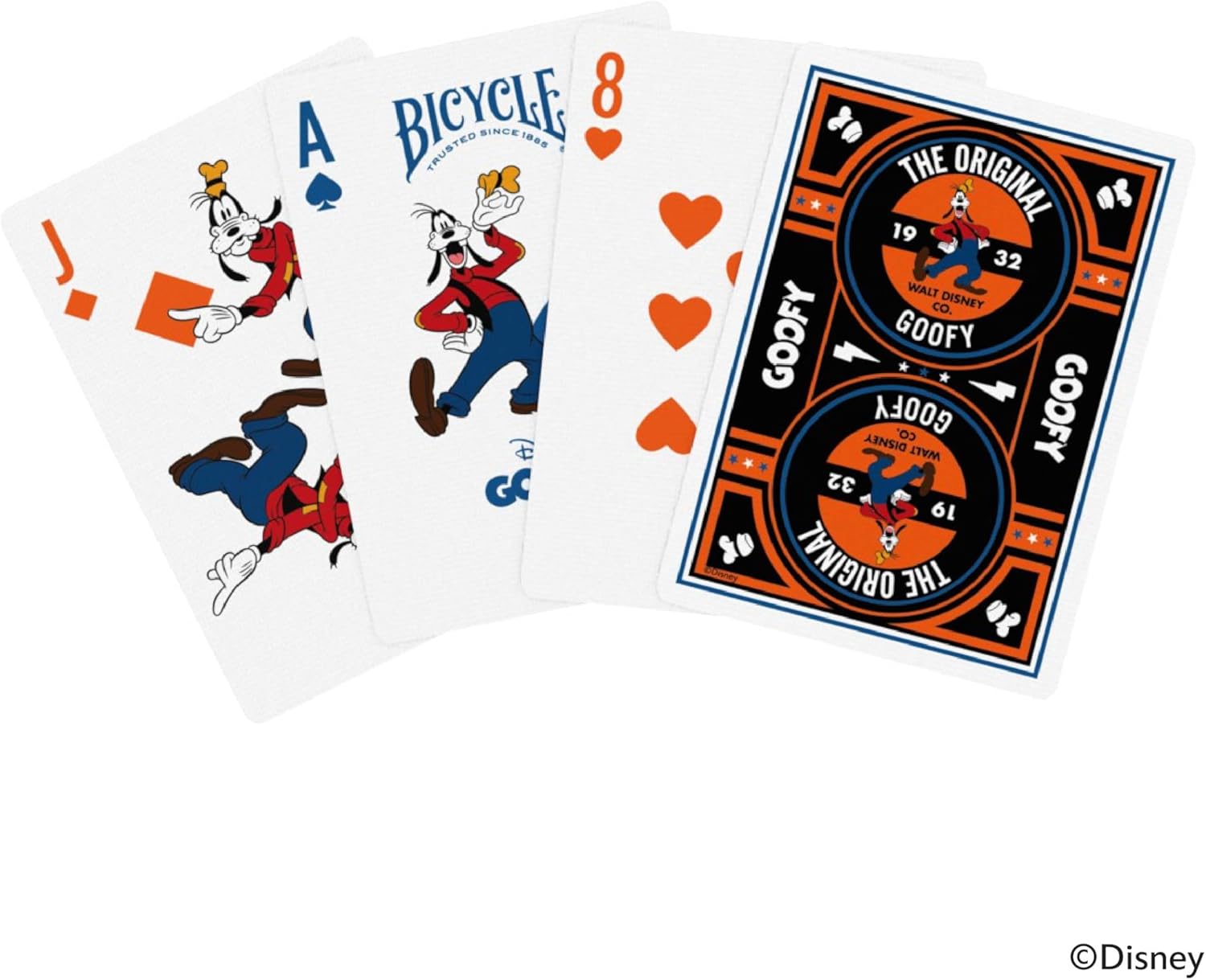 Bicycle Disney Pippo Mazzo di carte per collezionisti e fan ispirato al famoso personaggio canino