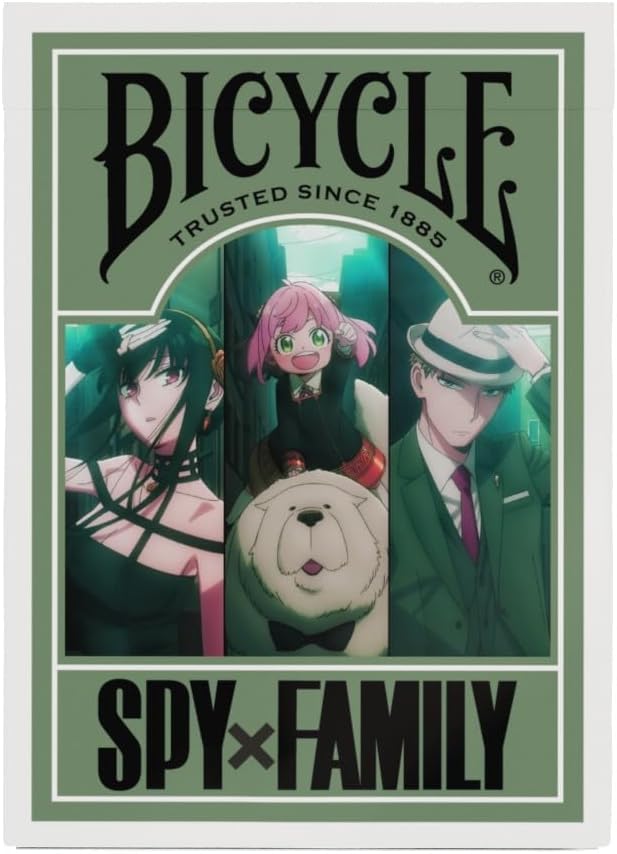 Bicycle Mazzo di Carte da Gioco Spy x Family. Edizione Speciale per Appassionati e Collezionisti.