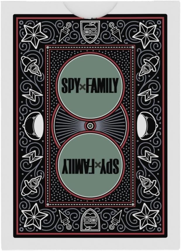 Bicycle Mazzo di Carte da Gioco Spy x Family. Edizione Speciale per Appassionati e Collezionisti.