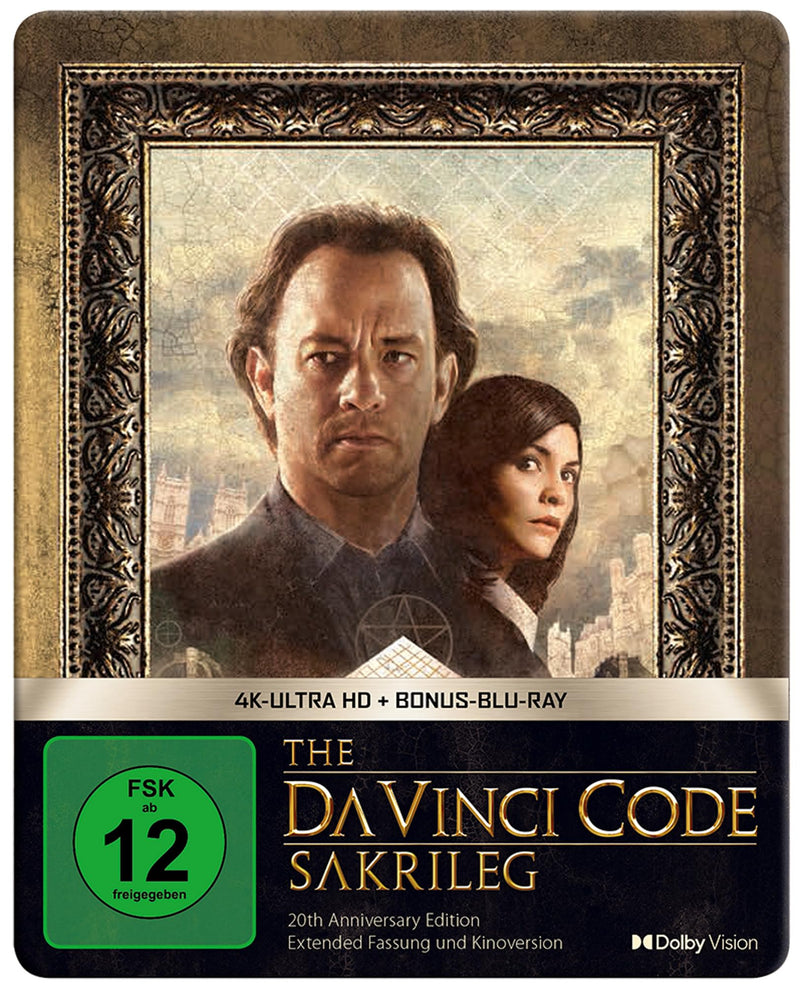 The Da Vinci Code - Sakrileg (Steelbook, 2 4K-UHD+Bonus-Blu-ray