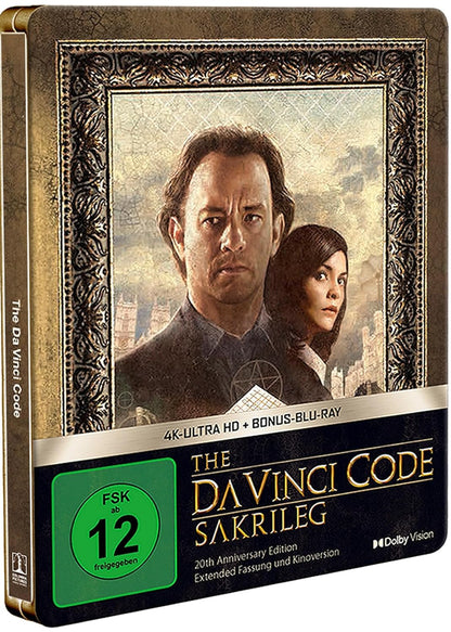 The Da Vinci Code - Sakrileg (Steelbook, 2 4K-UHD+Bonus-Blu-ray