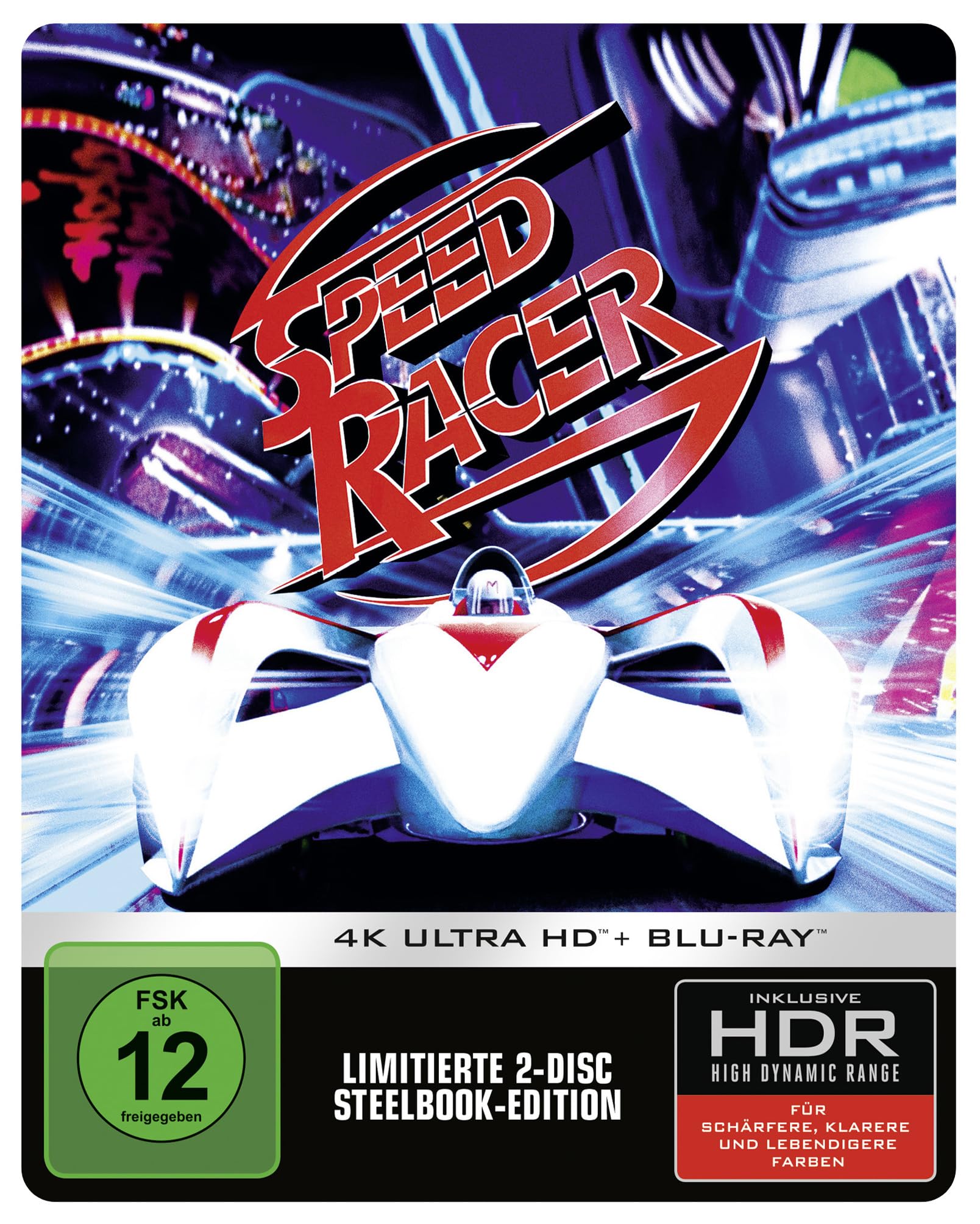 Speed Racer (Steelbook, 4K-UHD, Blu-ray
