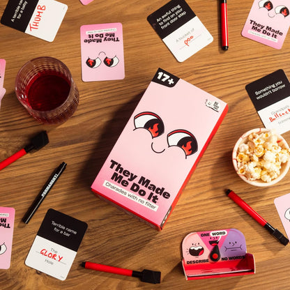 They Made Me Do It: Charades With No Filter | Hilarious New Party Game, Perfect for Game Nights With Friends | New Board Game 2026