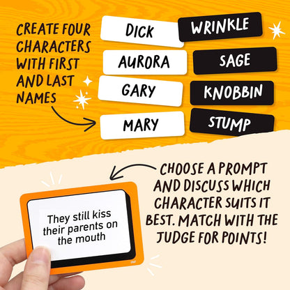 Judging Strangers Is Fun: Hilarious New Board Game | Party Game for Friends | Icebreaker, Birthday Gift, Game Night