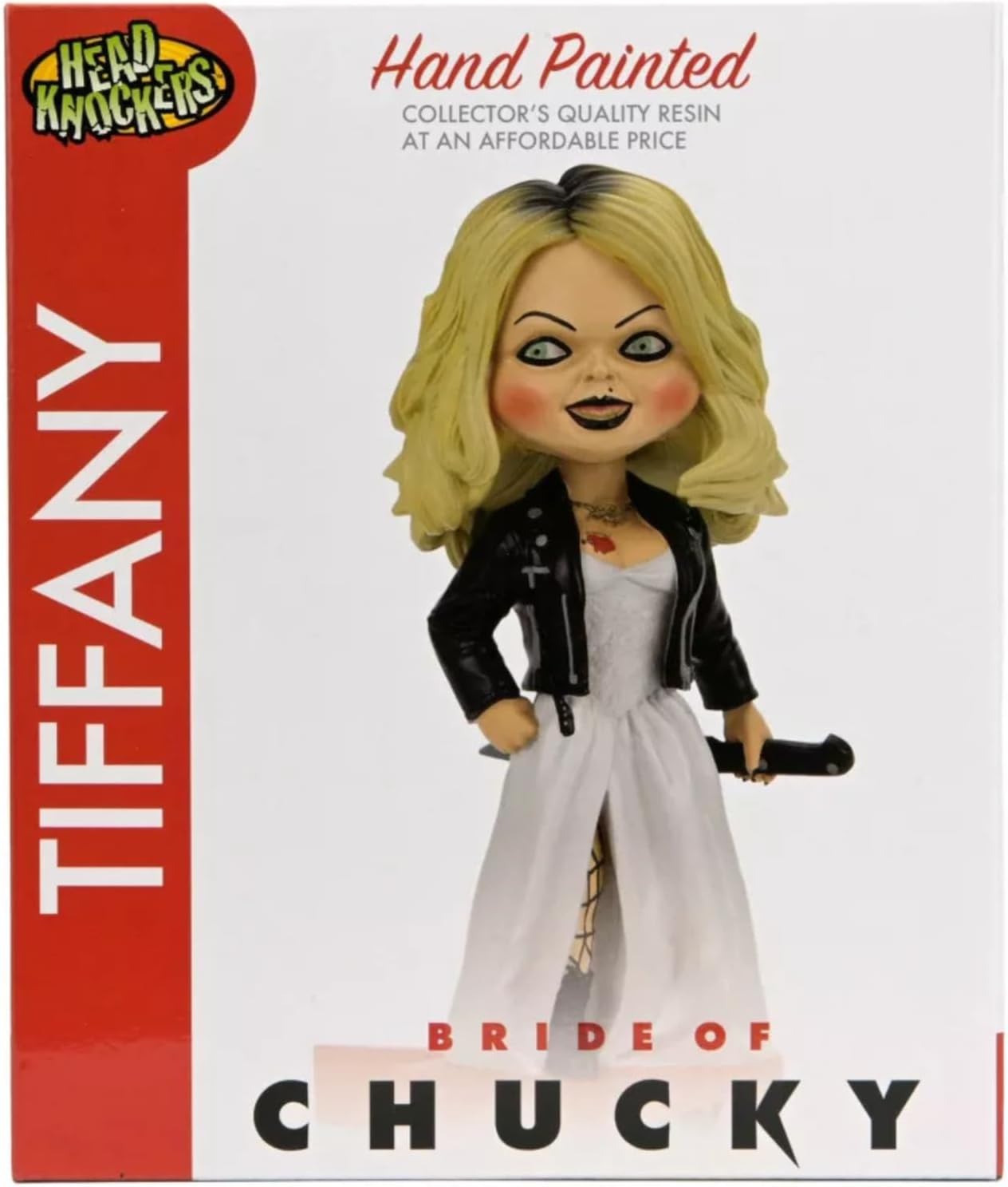 NECA Bride of Chucky Head Knocker 7-Inch - Tiffany (Heart Connect Base