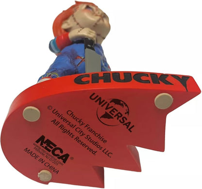 NECA Bride of Chucky Head Knocker 7-Inch - Chucky (Heart Connect Base