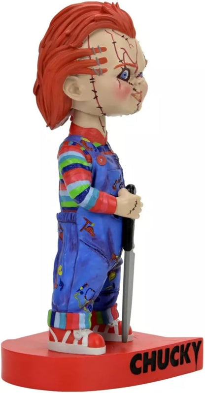 NECA Bride of Chucky Head Knocker 7-Inch - Chucky (Heart Connect Base